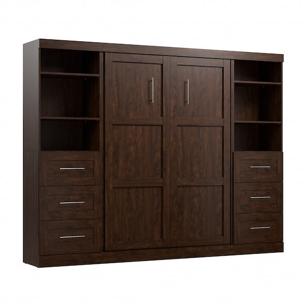 Full Wall Bed Kit, Chocolate, 109"